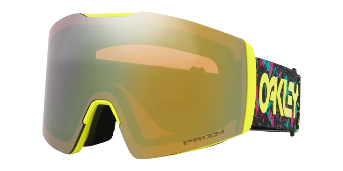 Lyžiarske okuliare Oakley Fall Line L Jaxon Black/Prizm Prizm Snow Sage Gold Iridium - 2025/26