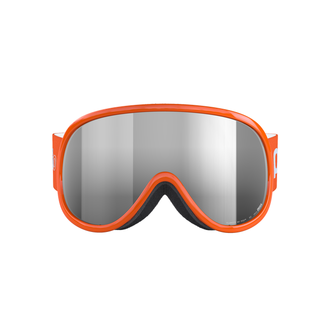 Lyžiarske okuliare POC Pocito Retina Fluorescent Orange/Partly Sunny Silver - 2025/26