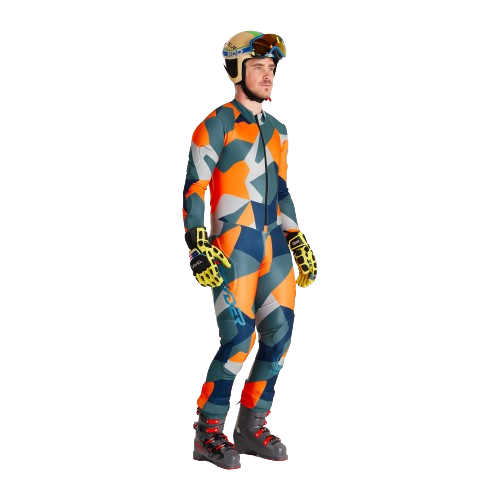Lyžiarska kombinéza Spyder Performance Gs Race Suit Orange Shock - 2024/25