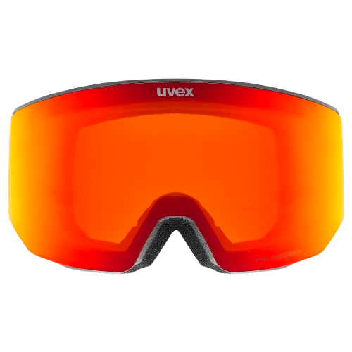 Lyžiarske okuliare Uvex lace ATTRACT FM Black Matt/Mirror Red + spare lens - 2025/26