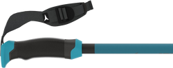 Zjazdové palice Atomic Redster X Carbon SQS Teal Blue – 2024/25