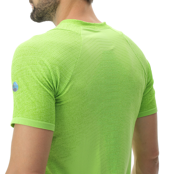 Bežecké tričko UYN Man Running Exceleration OW Shirt SH_SL Lime/Sulphur Spring