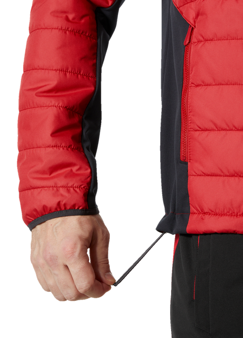 Páperová bunda Helly Hansen World Cup Insulator Jacket Red - 2023/24