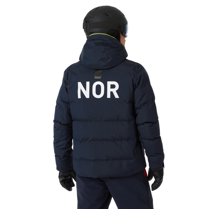 Lyžiarska bunda Helly Hansen Kvitfjell Race Puffy Jacket Navy NSF Team - 2024/25