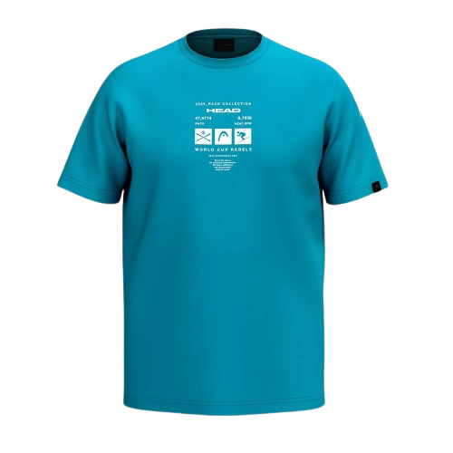 Tričko HEAD WCR T-Shirt Men Blue - 2025/26