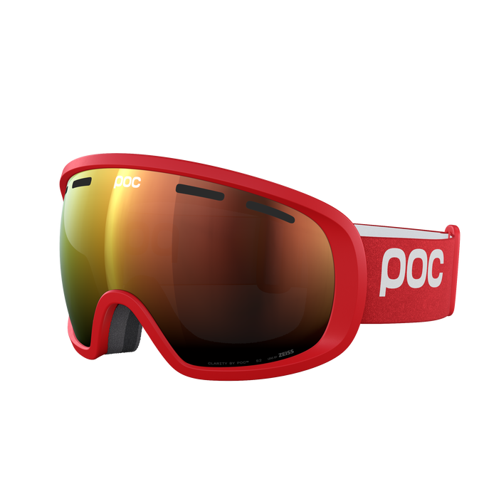 Lyžiarske okuliare POC Fovea Prismane Red/Partly Sunny Orange - 2025/26