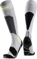 Lyžiarske ponožky X-socks Ski Discover OTC JR Rhino Grey/Canary - 2025/26