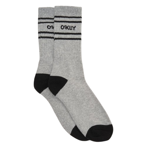 Ponožky Oakley Icon B1B Socks 2.0 New Granite HTHR/Black