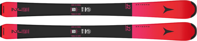 Zjazdové lyže Atomic Redster J2 100-120 Red Tension/Black + Colt 5 GW CA Black/White - 2025/26