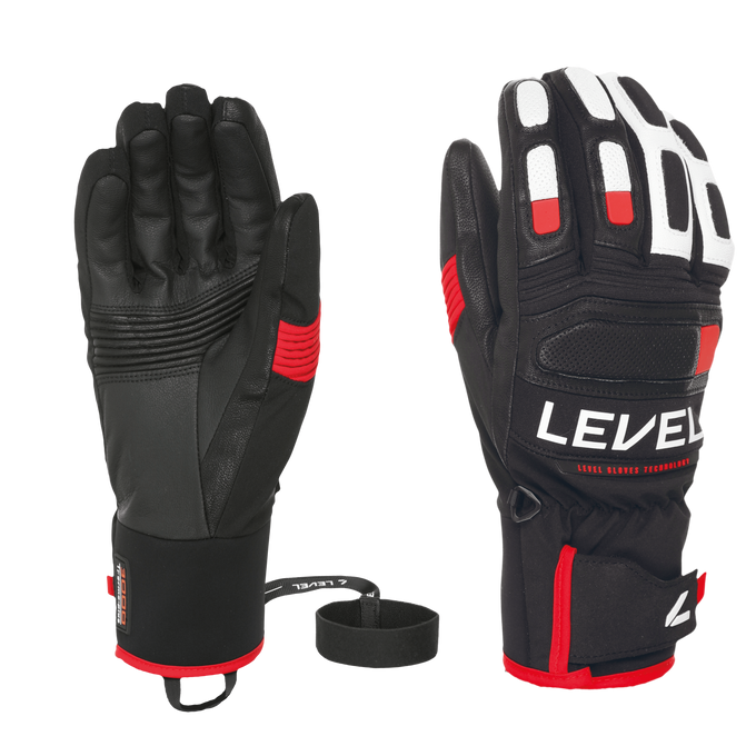 Lyžiarske rukavice Level Jag Red - 2025/26