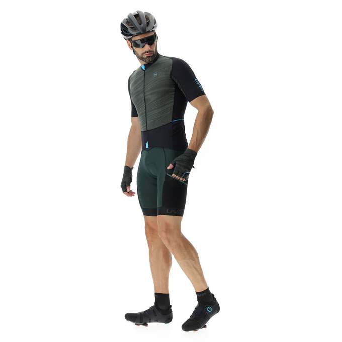 Cyklistický dres UYN Man Allroad Biking Black Pine - 2023