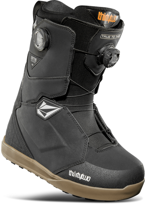 Snowboardové Topánky Thirty Two Lashed Double Boa X Volcom Men Black/Gum - 2024/25