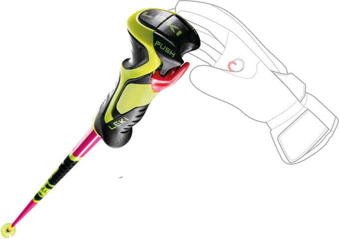 Zjazdové palice LEKI WCR Lite SL 3D Pink - 2025/26