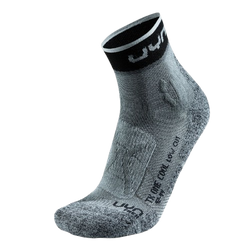 Outdoorové ponožky UYN Man Trekking One Low Cut Socks Grey/Black