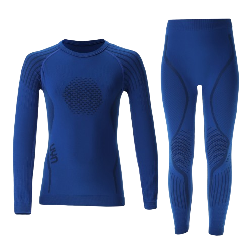 Termoaktívne oblečenie UYN Junior Visyon 2.0 Uw Set (Shirt Lg. sl./pants Long) Royal Blue - 2025/26