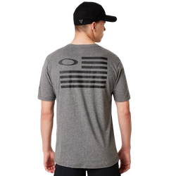 Tričko OAKLEY SI Oakley Flag Tee Athletic Heather Gray