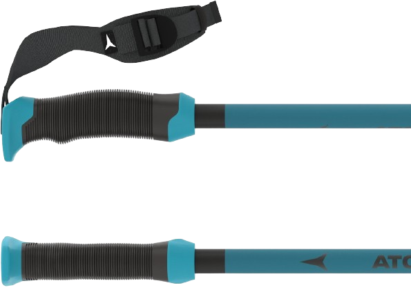 Zjazdové palice Atomic Redster X Carbon SQS Teal Blue – 2024/25