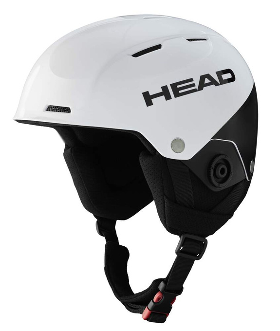 Lyžiarska helma HEAD Team SL White/Black + Chránič čeľuste - 2025/26