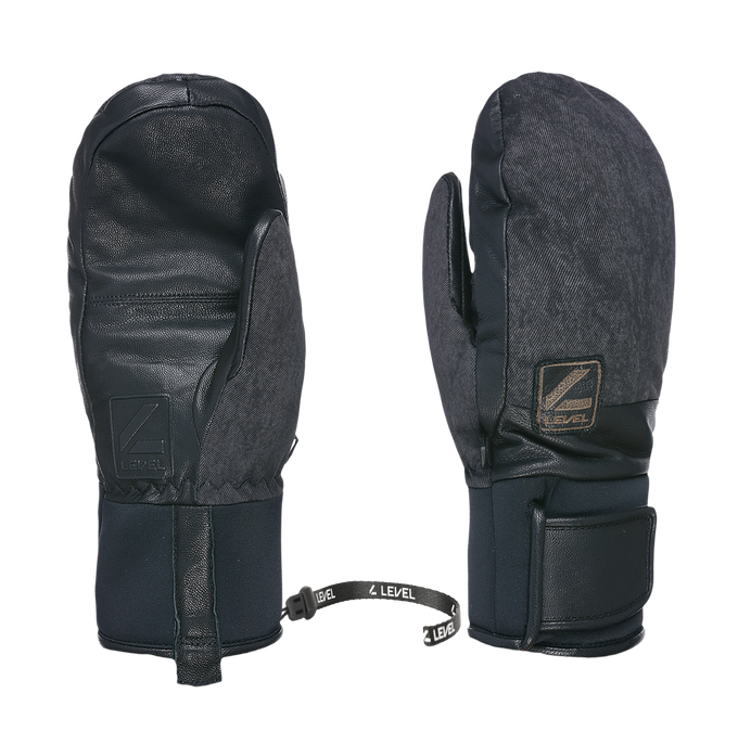 Lyžiarske rukavice Level Rover Mitt Black Grey - 2025/26