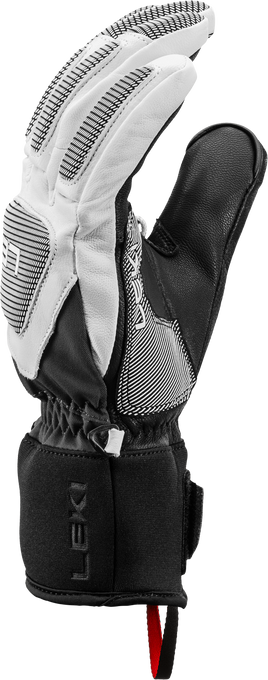 Lyžiarske rukavice LEKI Griffin Pro 3D White/Black - 2025/26
