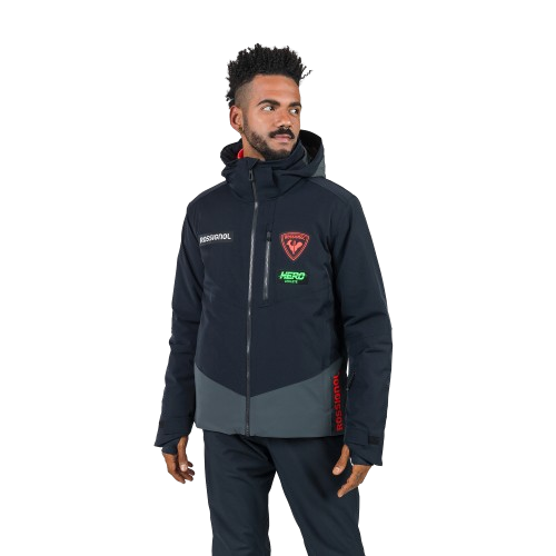 Lyžiarska bunda Rossignol Hero Blackside JKT Black - 2024/25