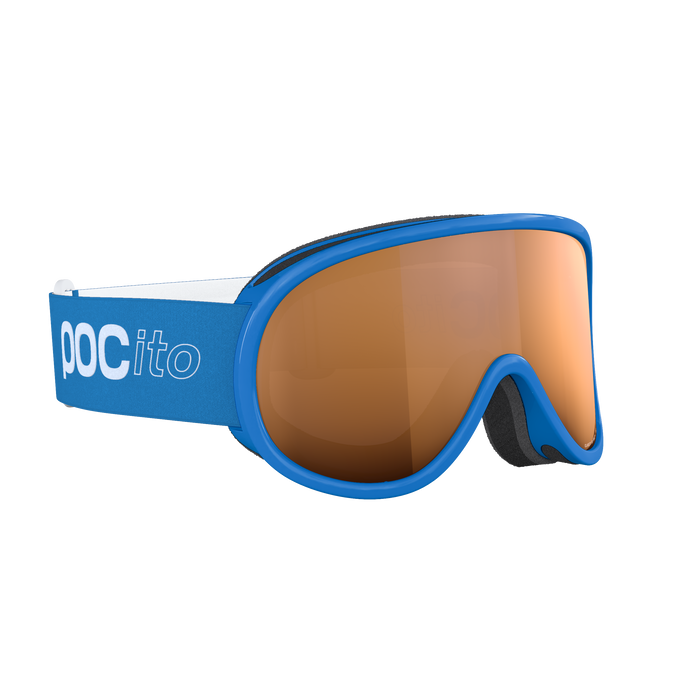 Lyžiarske okuliare POC Pocito Retina Fluorescent Blue/Partly Sunny Light Orange - 2025/26