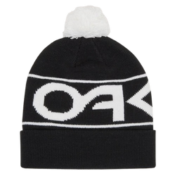 Čiapka Oakley Factory Cuff Beanie Black/White Logo