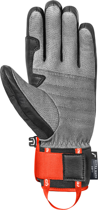 Lyžiarske rukavice Reusch Alpine Master Black/Silver/Fluo Red - 2025/26