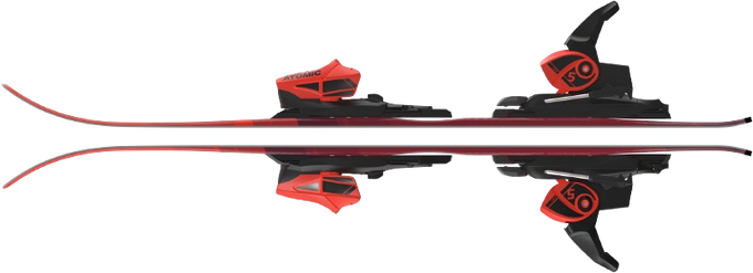 Zjazdové lyže Atomic Redster J2 70-90 + C 5 GW Red/Black - 2024/25