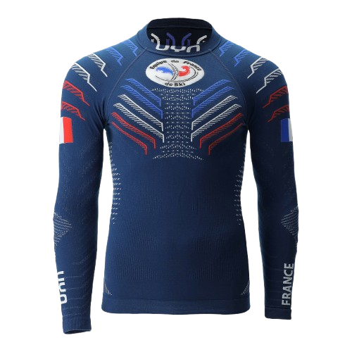 Funkčné tričko UYN Natyon 3.0 Junior France UW Shirt LG SL Turtle Neck - 2025/26