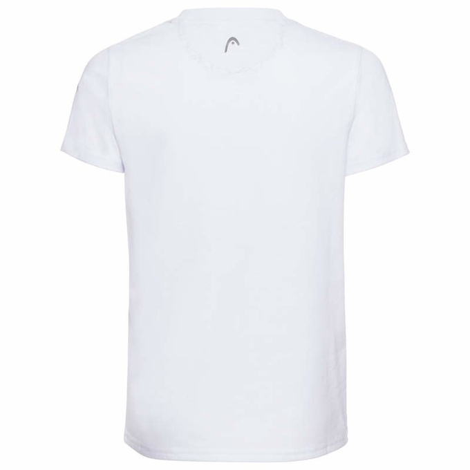 Tričko HEAD Race T-shirt Junior White - 2020/21