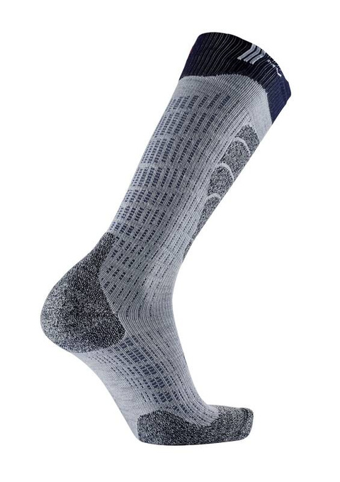 Lyžiarske ponožky Sidas Ski Merino Grey/Orange - 2024/25