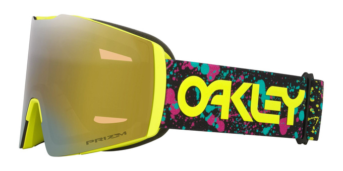 Lyžiarske okuliare Oakley Fall Line L Jaxon Black/Prizm Prizm Snow Sage Gold Iridium - 2025/26