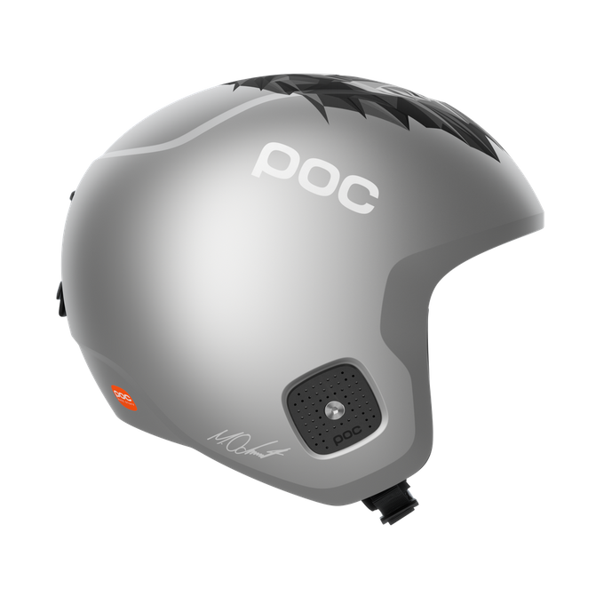 Lyžiarska helma POC Skull Dura Jr Marco Odermatt Edition Argentite Silver - 2023/24